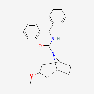 (1R,5S)-N-benzhydryl-3-methoxy-8-azabicyclo[3.2.1]octane-8-carboxamide