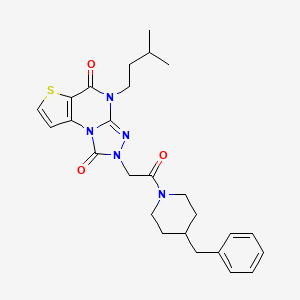 N-{3-[(4-{[(4-methylphenyl)sulfonyl]amino}piperidin-1-yl)carbonyl]phenyl}-2-furamide