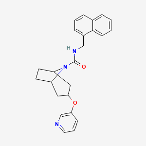 (1R,5S)-N-(naphthalen-1-ylmethyl)-3-(pyridin-3-yloxy)-8-azabicyclo[3.2.1]octane-8-carboxamide