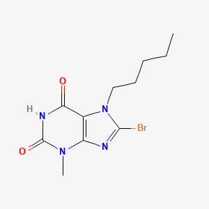 8-bromo-3-methyl-7-pentyl-3,7-dihydro-1H-purine-2,6-dione