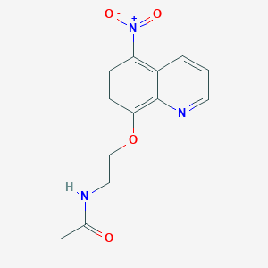 N-{2-[(5-nitroquinolin-8-yl)oxy]ethyl}acetamide
