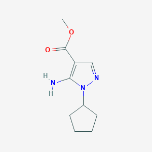 Methyl 5-amino-1-cyclopentylpyrazole-4-carboxylate