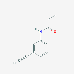 molecular formula C11H11NO B2869468 N-(3-ethynylphenyl)propanamide CAS No. 1090871-02-5