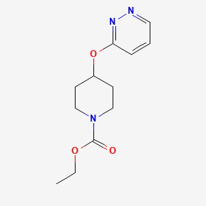 Ethyl 4-(pyridazin-3-yloxy)piperidine-1-carboxylate