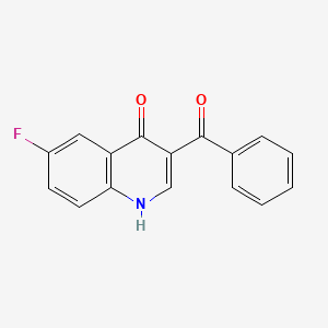 6-fluoro-3-(phenylcarbonyl)quinolin-4(1H)-one