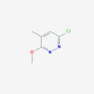 molecular formula C6H7ClN2O B2869533 6-氯-3-甲氧基-4-甲基吡哒嗪 CAS No. 89466-38-6