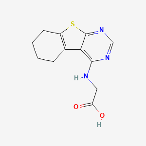 (5,6,7,8-Tetrahydro-benzo[4,5]thieno-[2,3-d]pyrimidin-4-ylamino)-acetic acid
