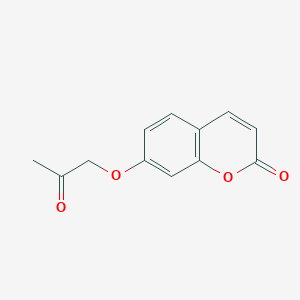 molecular formula C12H10O4 B2869583 7-(2-oxopropoxy)-2H-chromen-2-one CAS No. 36914-75-7