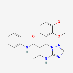 7-(2,3-dimethoxyphenyl)-5-methyl-N-phenyl-4,7-dihydro[1,2,4]triazolo[1,5-a]pyrimidine-6-carboxamide