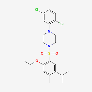 1-(2,5-Dichlorophenyl)-4-((2-ethoxy-5-isopropyl-4-methylphenyl)sulfonyl)piperazine