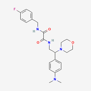 N1-(2-(4-(dimethylamino)phenyl)-2-morpholinoethyl)-N2-(4-fluorobenzyl)oxalamide