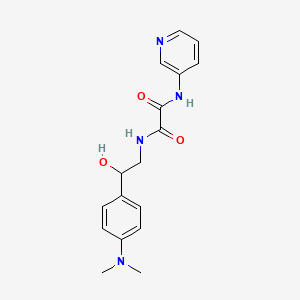 molecular formula C17H20N4O3 B2869658 N1-(2-(4-(dimethylamino)phenyl)-2-hydroxyethyl)-N2-(pyridin-3-yl)oxalamide CAS No. 1421466-41-2