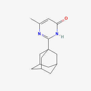 molecular formula C15H20N2O B2869659 2-(1-Adamantyl)-6-methylpyrimidin-4-ol CAS No. 67305-21-9