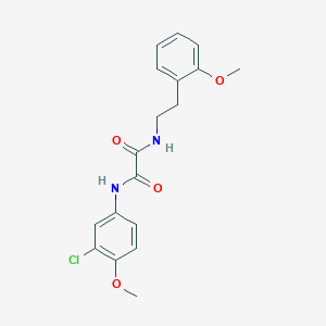 N1-(3-chloro-4-methoxyphenyl)-N2-(2-methoxyphenethyl)oxalamide