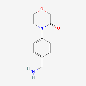 4-[4-(Aminomethyl)phenyl]morpholin-3-one