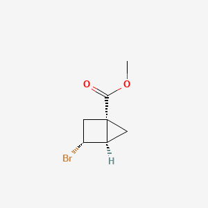 molecular formula C7H9BrO2 B2869697 Methyl (1S,3R,4R)-3-bromobicyclo[2.1.0]pentane-1-carboxylate CAS No. 2287250-02-4