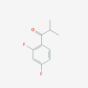 molecular formula C10H10F2O B2869726 1-(2,4-二氟苯基)-2-甲基丙酮 CAS No. 151856-34-7