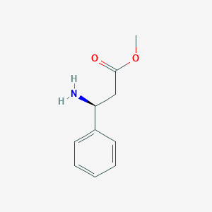 molecular formula C10H13NO2 B028698 methyl (3S)-3-amino-3-phenylpropanoate CAS No. 37088-66-7