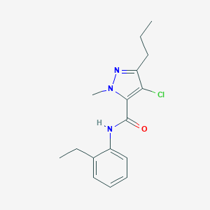 4-chloro-N-(2-ethylphenyl)-1-methyl-3-propyl-1H-pyrazole-5-carboxamide