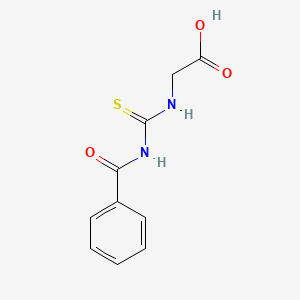 (3-Benzoyl-thioureido)-acetic acid