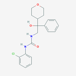 1-(2-chlorophenyl)-3-(2-hydroxy-2-phenyl-2-(tetrahydro-2H-pyran-4-yl)ethyl)urea