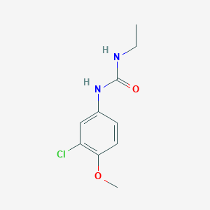 molecular formula C10H13ClN2O2 B2869822 1-(3-氯-4-甲氧苯基)-3-乙基脲 CAS No. 252058-85-8