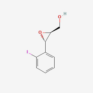 [(2S,3S)-3-(2-Iodophenyl)oxiran-2-yl]methanol