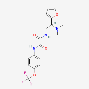 N1-(2-(dimethylamino)-2-(furan-2-yl)ethyl)-N2-(4-(trifluoromethoxy)phenyl)oxalamide