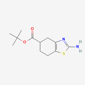 Tert-butyl 2-amino-4,5,6,7-tetrahydro-1,3-benzothiazole-5-carboxylate
