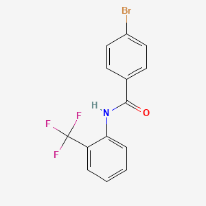4-bromo-N-[2-(trifluoromethyl)phenyl]benzamide
