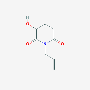 3-Hydroxy-1-prop-2-enylpiperidine-2,6-dione