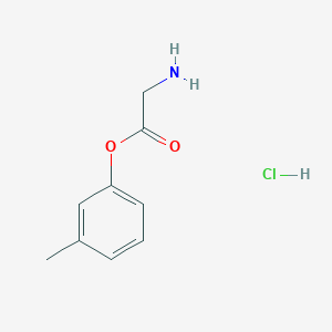 molecular formula C9H12ClNO2 B2869900 3-Methylphenyl 2-aminoacetate hydrochloride CAS No. 1353505-92-6