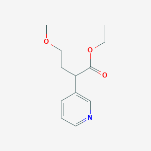 Ethyl 4-methoxy-2-(pyridin-3-yl)butanoate
