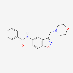 N-[3-(Morpholin-4-ylmethyl)-1,2-benzoxazol-5-yl]benzamide