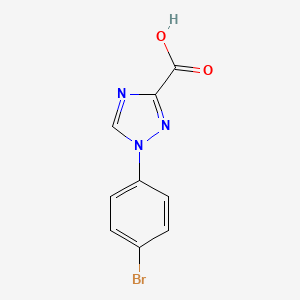 1-(4-Bromophenyl)-1,2,4-triazole-3-carboxylic acid