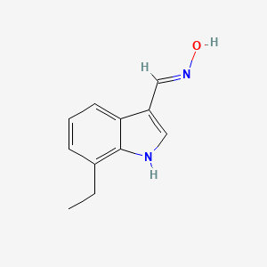 1h-Indole-3-carbaldehyde,7-ethyl-,oxime