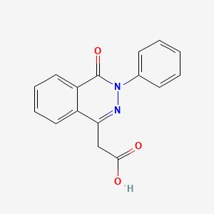 (4-Oxo-3-phenyl-3,4-dihydrophthalazin-1-yl)acetic acid
