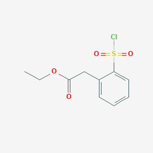 Ethyl 2-[2-(chlorosulfonyl)phenyl]acetate