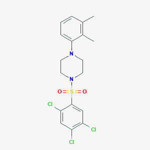 1-(2,3-Dimethylphenyl)-4-(2,4,5-trichlorobenzenesulfonyl)piperazine