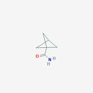 molecular formula C6H9NO B2870000 Bicyclo[1.1.1]pentane-1-carboxamide CAS No. 107474-98-6