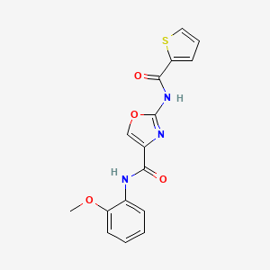N-(2-methoxyphenyl)-2-(thiophene-2-carboxamido)oxazole-4-carboxamide