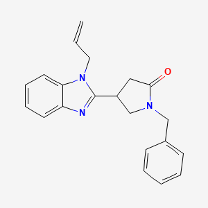 4-(1-allyl-1H-benzo[d]imidazol-2-yl)-1-benzylpyrrolidin-2-one