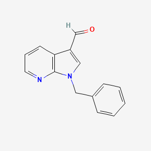 molecular formula C15H12N2O B2870019 1-苄基-1H-吡咯并[2,3-b]吡啶-3-甲醛 CAS No. 171734-89-7