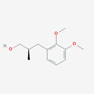 molecular formula C12H18O3 B2870072 (2R)-3-(2,3-Dimethoxyphenyl)-2-methylpropan-1-ol CAS No. 2248183-33-5