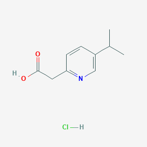 2-(5-Isopropylpyridin-2-yl)acetic acid hydrochloride