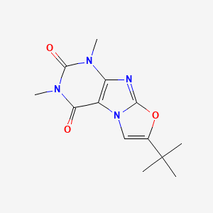 7-(tert-butyl)-1,3-dimethyloxazolo[2,3-f]purine-2,4(1H,3H)-dione