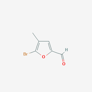 molecular formula C6H5BrO2 B2870110 5-溴-4-甲基呋喃-2-甲醛 CAS No. 1368361-17-4