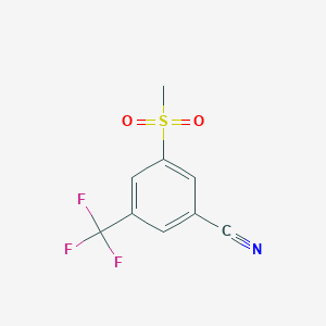 3-(Methylsulfonyl)-5-(trifluoromethyl)benzonitrile