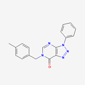 6-[(4-Methylphenyl)methyl]-3-phenyltriazolo[4,5-d]pyrimidin-7-one