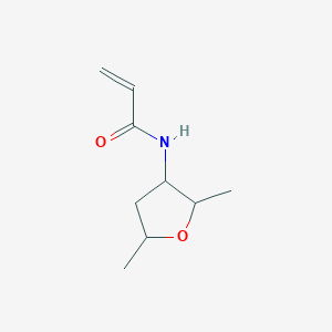molecular formula C9H15NO2 B2870131 N-(2,5-Dimethyloxolan-3-yl)prop-2-enamide CAS No. 1859433-32-1